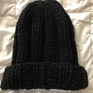 Black Knit FP Beanie